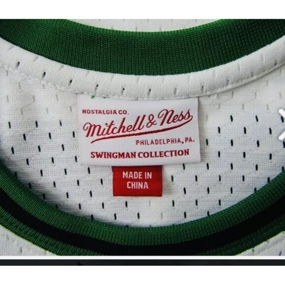 Larry Bird Mitchell & Ness Swingman Boston Celtics 1985-86 Jersey - White sz-sm - Picture 8 of 16